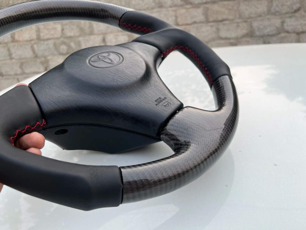 Carbon Fiber Forged steering for Toyota SUPRA MK4, CELICA GT, JZA80, AE101 (9)