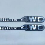 Hilux 1979 - 1983 fender 4wd badges OEM (4)