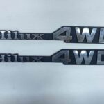 Hilux 1979 - 1983 fender 4wd badges OEM (5)