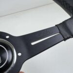 Nardi classic black leather stitched 360mm (13)