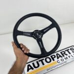 Nardi classic black leather stitched 360mm (2)
