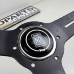 Nardi classic black leather stitched 360mm (4)