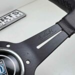 Nardi classic black leather stitched 360mm (5)