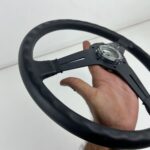 Nardi classic black leather stitched 360mm (9)