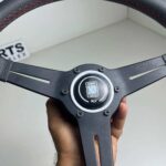Nardi classic black with perforated leather 360mm for Toyota (10)