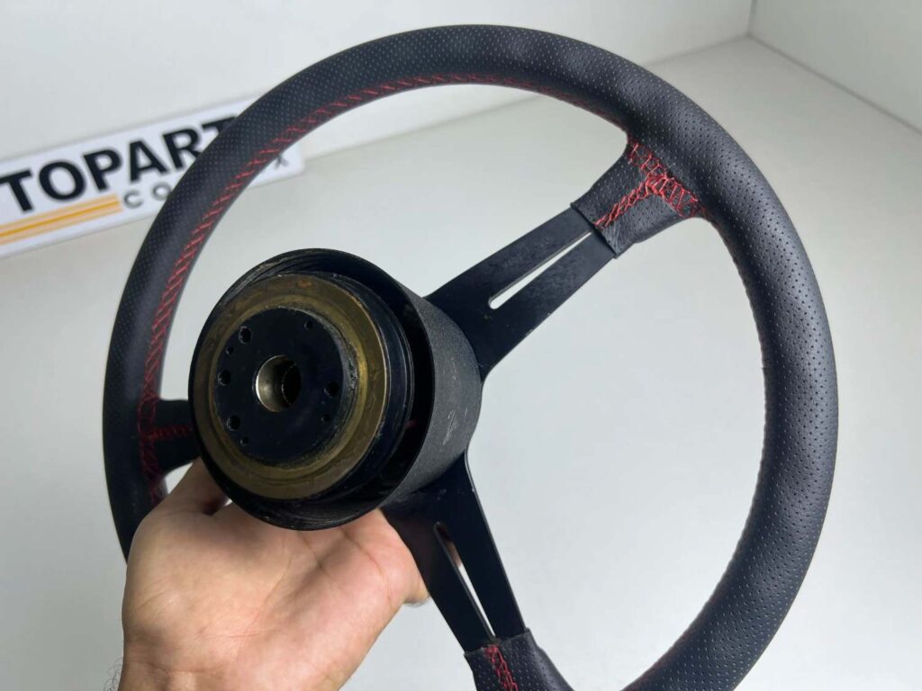 Nardi classic black with perforated leather 360mm for Toyota (14)