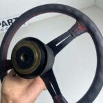 Nardi classic black with perforated leather 360mm for Toyota (14)