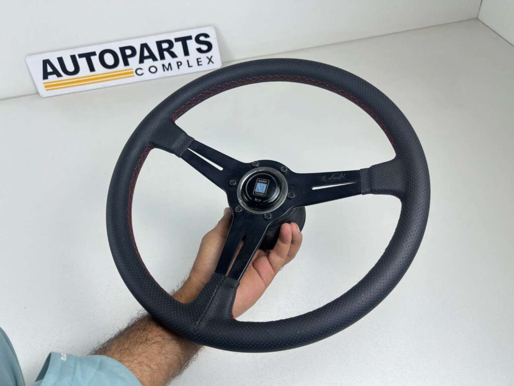 Nardi classic black with perforated leather 360mm for Toyota (2)