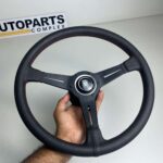 Nardi classic black with perforated leather 360mm for Toyota (4)