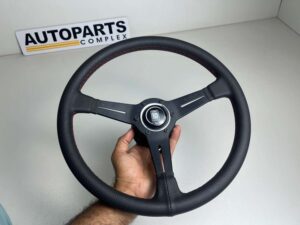 Nardi classic black with perforated leather 360mm for Toyota (4)