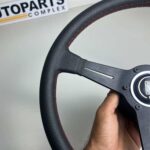 Nardi classic black with perforated leather 360mm for Toyota (5)