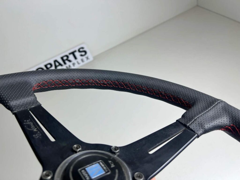 Nardi classic black with perforated leather 360mm for Toyota (6)
