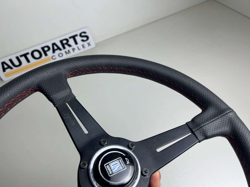 Nardi classic black with perforated leather 360mm for Toyota (7)