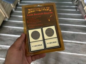 Vintage Toyota corolla door lock scratch guards