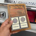 Vintage Toyota corolla door lock scratch guards (2)