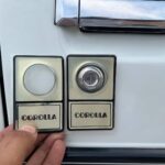 Vintage Toyota corolla door lock scratch guards (4)