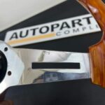Vintage personal Collaudo Executive 390mm wooden steering wheel (1)