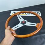 Vintage personal Collaudo Executive 390mm wooden steering wheel (13)