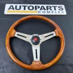Vintage personal Collaudo Executive 390mm wooden steering wheel (3)