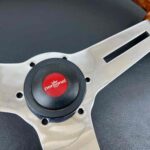 Vintage personal Collaudo Executive 390mm wooden steering wheel (5)