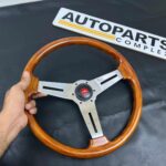 Vintage personal Collaudo Executive 390mm wooden steering wheel (9)